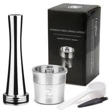 icalifas refillable coffee filter for illy coffee machine cafe capsules cup metal stainless steel reusable illy coffee machine coffee machine cafe illy coffee