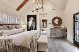 Update your farmhouse style bedroom to suite the modern design aesthetic by avoiding barn doors. Modern Farmhouse Bedroom Ideas Designing Idea