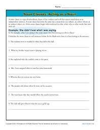 Joining with noun clause examples. Noun Clauses Worksheet Activity Acting As A Noun Noun Clauses Like Nouns Play Many Roles In A Sent Nouns Nouns Worksheet Subject And Predicate Worksheets