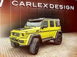250 000 Mercedes Benz G500 4x4 Squared Gets High End Makeover Carbuzz Mercedes Benz G500 Mercedes Mercedes Benz