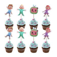 Bake and more, de bakspecialist van het zuiden, alles online voor 3d sculpted cocomelon with boy cake. Amazon Com 48pcs Cocomelon Cupcake Toppers For Kids Birthday Party Cake Decoration Grocery Gourmet Food