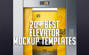 Download 20 Best Elevator Mockup Templates Mockup Templates Mockup Template Free Templates