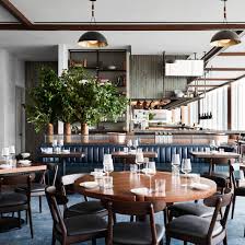 Dining room blue dining room design flat interior interior design traditional family rooms living room new york beautiful dining rooms blue tour a designer's sylvan hideaway with personality to spare. Manhatta Restaurant By Woods Bagot Borrows Colours From Outside