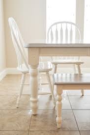 Chairs are hard to paint. Diy Grey Paint Wash Dining Table Chairs The Diy Lighthouse