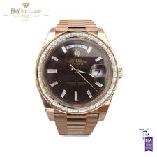 228235 sdrp strap material : Rolex Day Date Rose Gold Set With Factory And After Market Diamonds Ref 228235