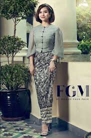 Belle Asiatique Myanmar Dress Design Traditional Dresses Designs Burmese Clothing