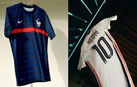 The french national team, lead by griezmann, m'bappé, pogba and kanté. France 2020 21 Nike Home And Away Kits Football Fashion