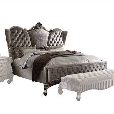 Price and other details may vary based on size and color. Acme Furniture Versailles 26814ck California King Bed Del Sol Furniture Upholstered Beds