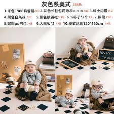 宝宝百天照&周岁照拍照服装| 美式灰色系棒球服，萌娃一秒变时尚小绅士！-其它-淘宝好物网