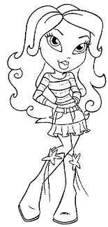 More than 14,000 coloring pages. Bratz Halloween Coloring Pages