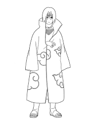 Naruto Coloring Pages To Print Itachi In 2020 Cartoon Coloring Pages Chibi Coloring Pages Tinkerbell Coloring Pages