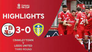 Crawley town is playing next match on 2 apr 2021 against scunthorpe united in league two. Crawley Town Shock Leeds In Huge Upset Crawley Town 3 0 Leeds United Emirates Fa Cup 2020 21 Youtube