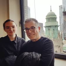 A Manhattan story. Meeting star #minotaur editor Maddie Houpt and  superagent Josh Getzler for lunch yesterday in New York was a bookish dream  come true. Everything seemed festive, including the amazing views