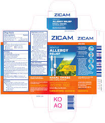 Zicam Allergy Relief Gel Swabs