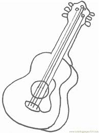 This coloring page was consulted several times by users. Guitar Coloring Page For Kids Free Music Printable Coloring Pages Online For Kids Coloringpages101 Com Coloring Pages For Kids