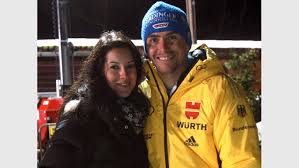 @skiverband legend arnd peiffer has announced his retirement from the sport today. Michael Greis Hat Seine Alexandra Zur Wm Einfliegen Lassen Mit Kochtopfen Biathlon Bild De