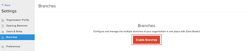 Basic Functions In Branches Help Zoho Books