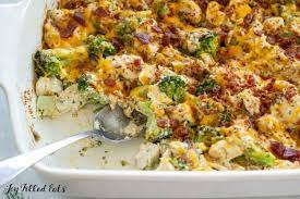 Chicken Bacon Ranch Casserole Low Carb Keto Easy Joy Filled Eats