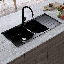 Check spelling or type a new query. 45 Drop In Matte Black Kitchen Sink With Drainboard Double Bowl Quartz Black Kitchen Sink Matte Black Kitchen Sink Drop In Kitchen Sink