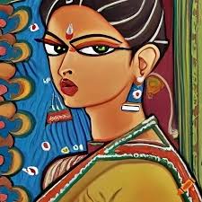 Portrait of Jamini Roy supergriffig