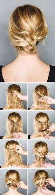 Swept over styles will keep long hair at bay. 30 Stunning No Heat Hairstyles To Help You Through Summer Short Hair Updo Short Hair Styles Hair Styles