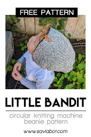 Ravelry.com excess to thousand of machine knitting patterns (free and paid patterns). Little Bandit Knitting Machine Beanie Free Pattern Savlabot