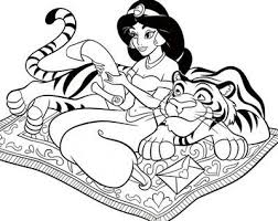 Collect a set of coloring pages. Free Printable Coloring Pages Princess Jasmine