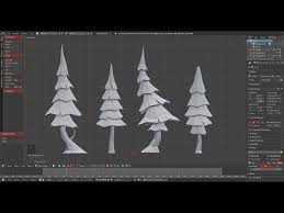 Modeling Low Poly Tree With Modifier Stack Blender Youtube Fantasy Tree Low Poly Low Poly Models