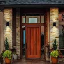 Ziggurat outdoor wall light, paintable bisque, open top by ameritec lighting (15) $97. 6 Modern Vow1336bl 10 Watt Integrated Led Outdoor Wall Sconce In Matte Black Vonn Com