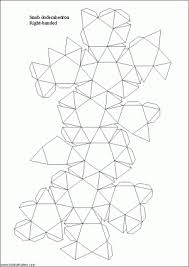 Paper Snub Dodecahedron Dodecahedron Template Dodecahedron Paper Installation