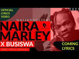 Naira Marley Coming Lyrics Video Ft Busiswa Youtube