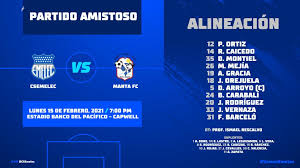 Santacruz 75' (assist by a. Goltv En Vivo Ver Partido Emelec Vs Manta Transmision 0 0 En Amistoso Previo Al Inicio De La Ligapro