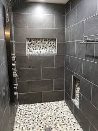 This video is part 1 c. Bali Turtle Pebble Tile Shower Pan With Niche Accent Bathroom Remodel Cost Bathroom Remodel Shower Small Bathroom Remodel Designs