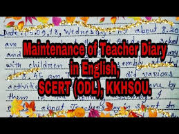Movies in english★фильмы на английском★субтитры. Maintenance Of Teacher Diary In English Deled Under Scert Odl Kkhsou Assam Youtube