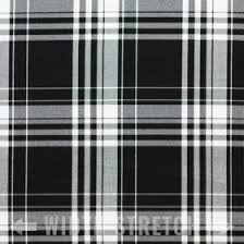 Schottenkaro Stoff Stretch Menzies Black Schottenkaro Stoffe Schotten