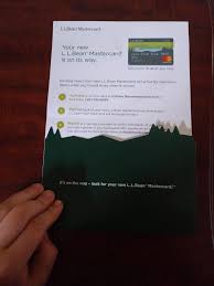 Once this llbean.com visit has ended, this offer is no longer valid. This Promotional Slip For A New Ll Bean Master Card Has Mountains Cut Into The Paper Mildlyinteresting