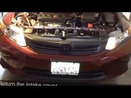 2012 Honda Civic Drl Bulb Removal Youtube