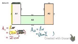 Need help with how to find the area of composite rectangles? 1 4 More Composite Figures Find Area Of 3 Rectangle Composite Figure Youtube