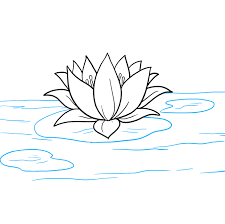 How To Draw A Lotus Flower Really Easy Drawing Tutorial Lotus Drawing Lotus Flower Art Lotus Flower Drawing