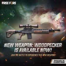 When tap on the weapon voucher icon you will see the total number of vouchers and. Garena Free Fire A New Weapon Has Just Entered The Battlefield In Classic Mode Don T Be Fooled By Its Name The M21 Woodpecker May Sound Harmless But This Weapon Surely