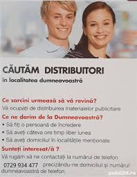 Funcții vacante ce pot fi ocupate de către cei ce sunt la universitate. CÄƒutÄƒm Distribuitori Part Time Focsani Vrancea Publi24