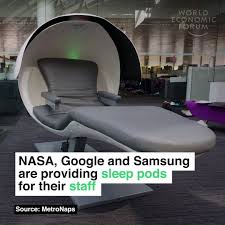 The napping pods have been installed in a room featuring softer lighting and soothing hues so they gently wake you. Nasa And Google Say Napping At Work Is Ok Technology