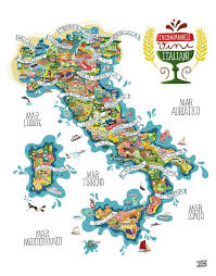 Pin By Breuze On Viaggi E Luoghi Che Amo Wine Map Illustrated Map Italy Map
