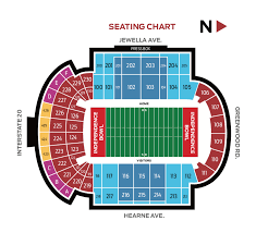 dallas football stadium seating chart uncc football stadium