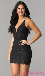 Bodycon Short Black Lace V Neck Homecoming Dress Two Piece Homecoming Dress Short Dresses Tight Bodycon Dress Homecoming