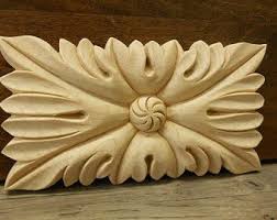 Maybe you would like to learn more about one of these? Carved Wood Applique Rosette Center Piece Applique Maple Etsy Wood Appliques Wood Rosettes Wood Decor