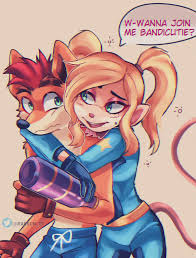 Twitter Crash Bandicoot Characters Comic Art Girls Crash Bandicoot