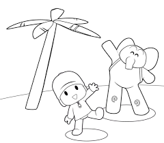 Pocoyo is the eponymous main character of the series. Www Bestcoloringpagesforkids Com Wp Content Uploads 2016 08 Pintar A Pocoyo Jpg Pocoyo Libro De Colores Paginas Para Colorear Para Ninos