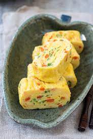 And heat the frying pan. Gyeran Mari Rolled Omelette Korean Bapsang