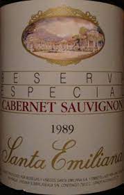 Viña santa emiliana blev namnet på det nya företaget, efter hustrun till concha y toros grundare. 1992 Santa Emiliana Cabernet Sauvignon Chile Cellartracker